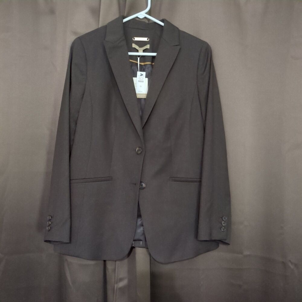 Talbots Blazer Jacket Brown Size 10 NWT Business Officecore